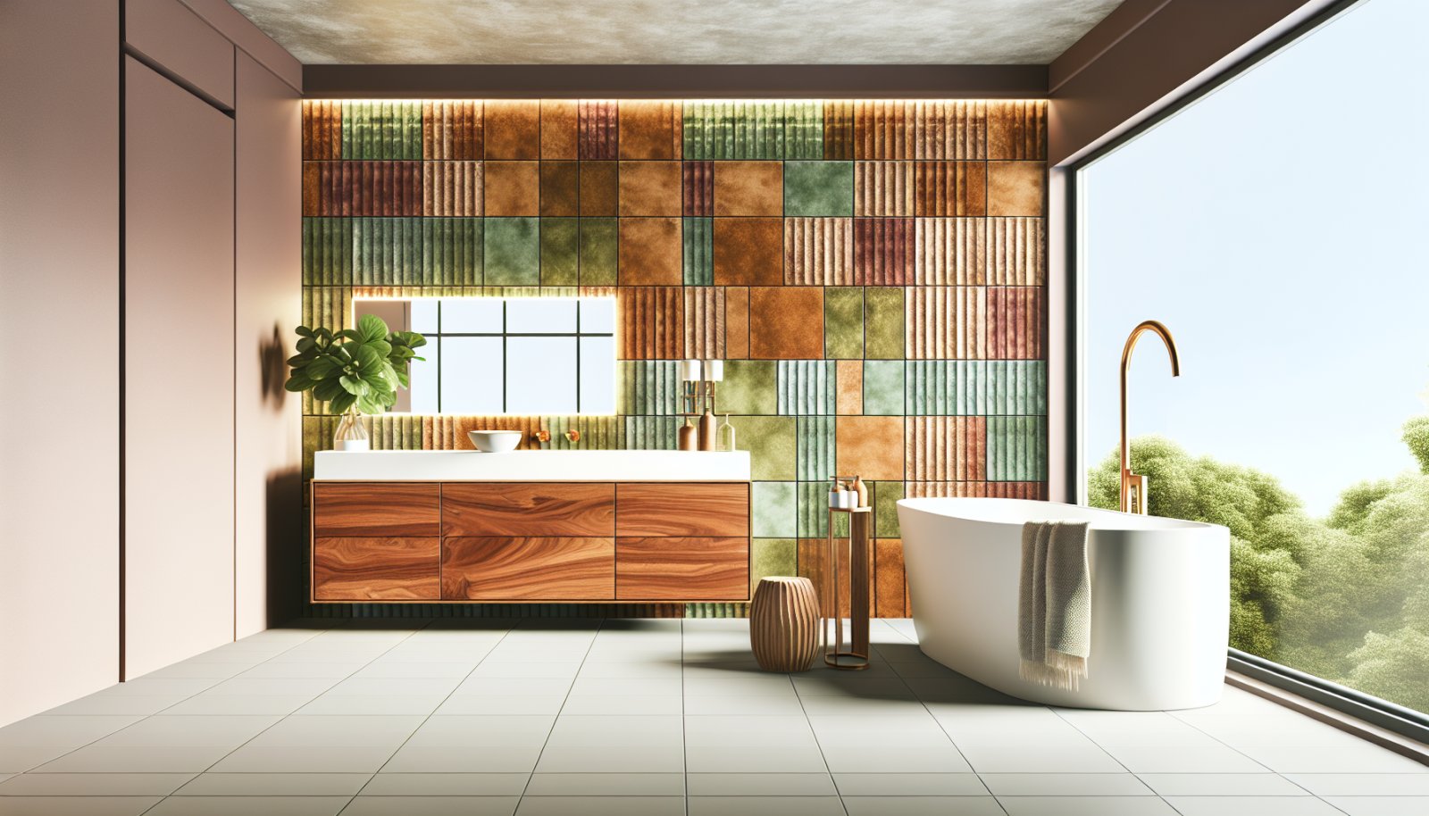 Ванна без плитки: тренди дизайну та альтернативи