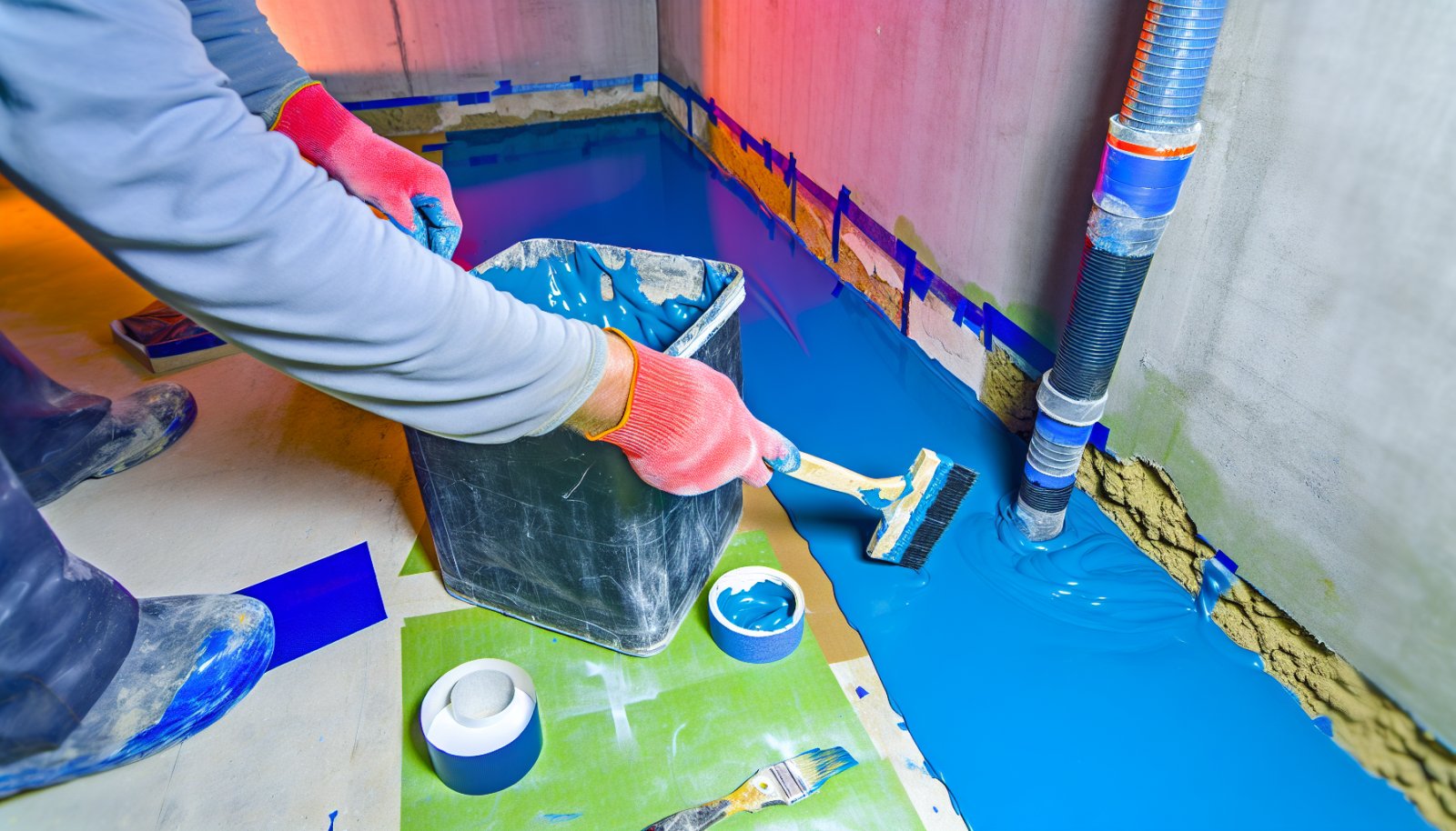 Гідроізоляція ванної: як захистити від вологи та плісняви