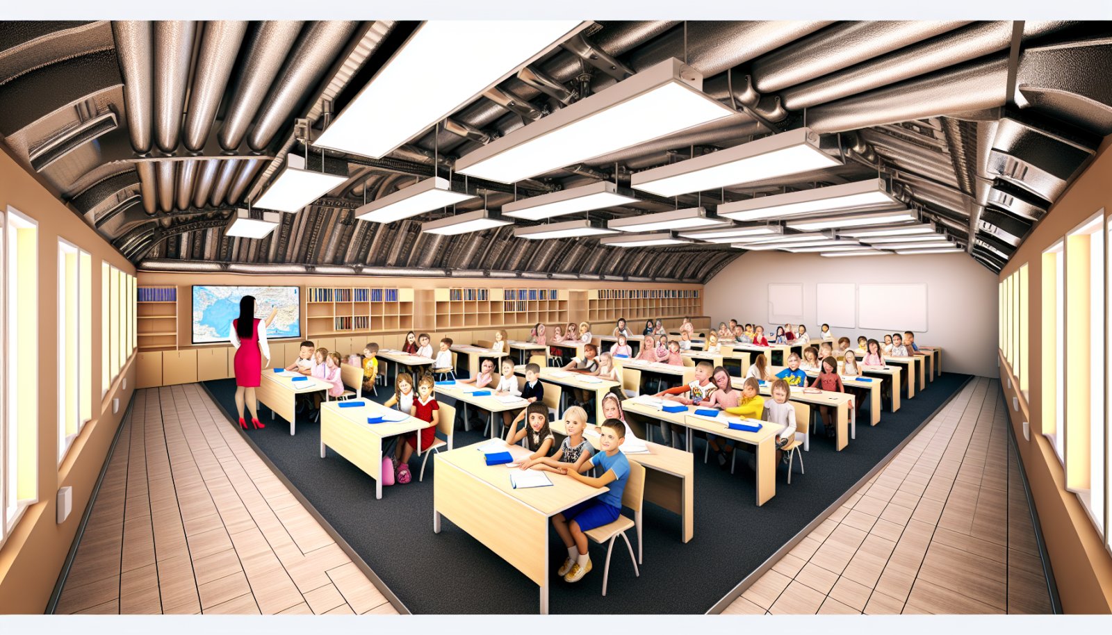 Харків: нова підземна школа на 900 дітей в Основ'янському районі